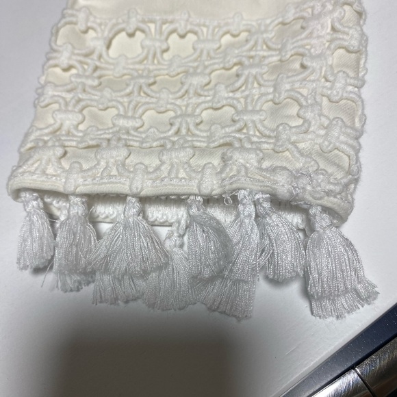 LILLY PULITZER SOUTH OCEAN SKINNY BOHO CROCHET CROP JEANS - SIZE 00 - Picture 6 of 10